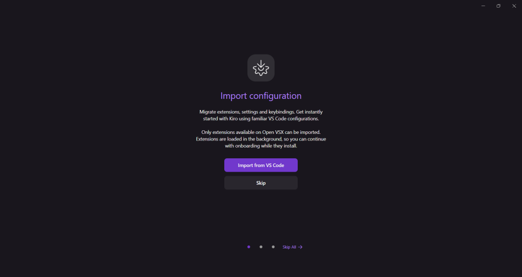 認証後以下の画面に遷移