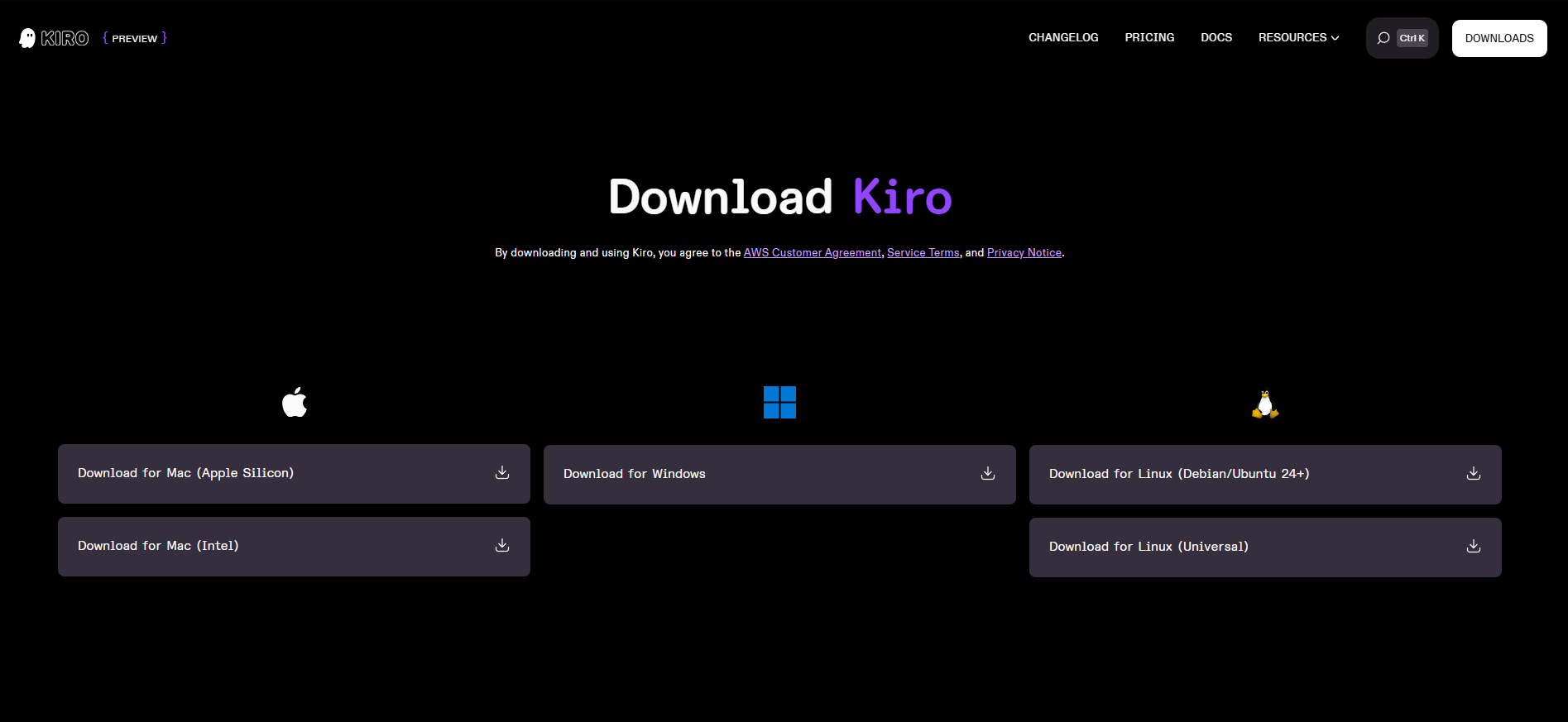 AWS Kiroの初期設定手順