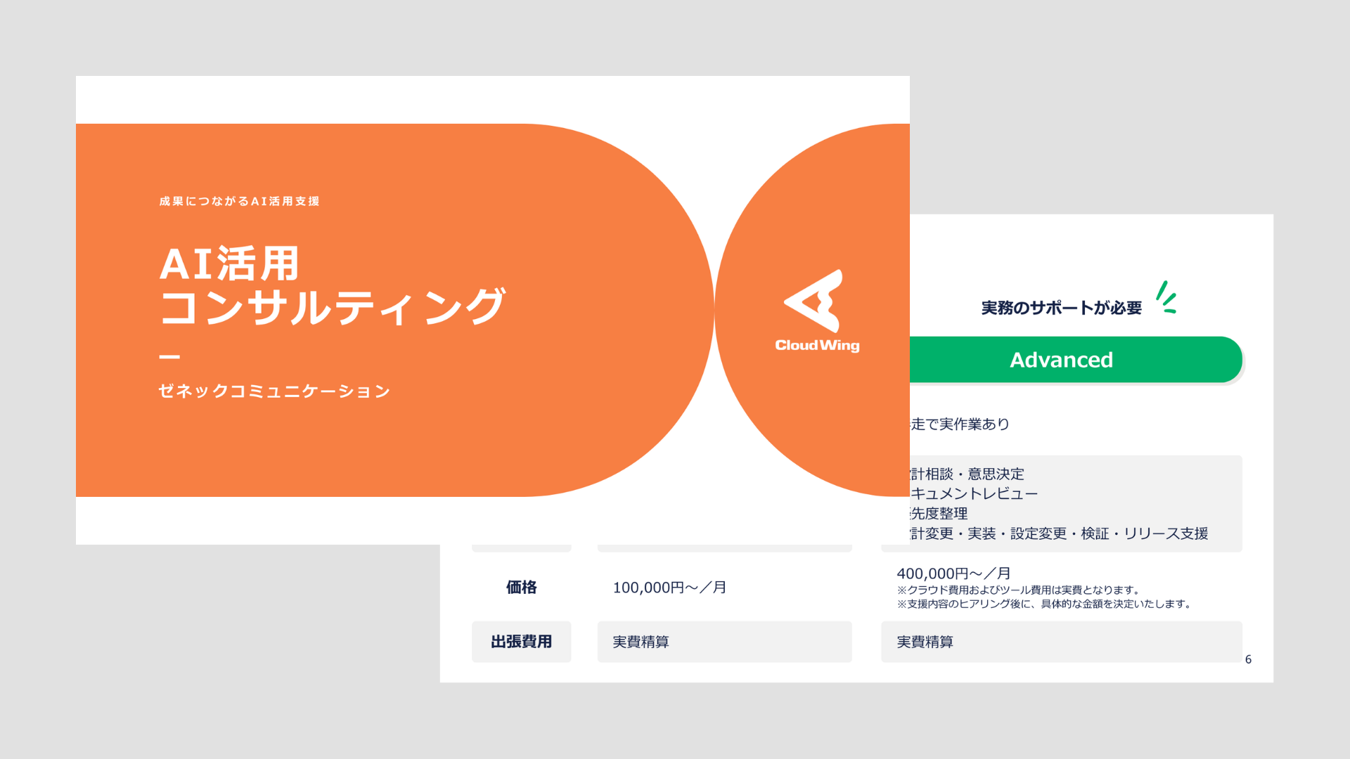 AI活用支援コンサルティングサービス紹介資料
